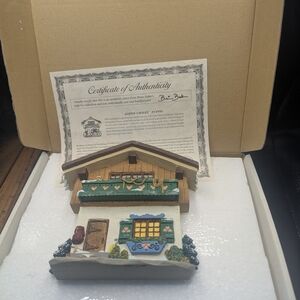 Vintage Brian Baker Deja Vu Collection Alpine Chalet #14990 with the original bx